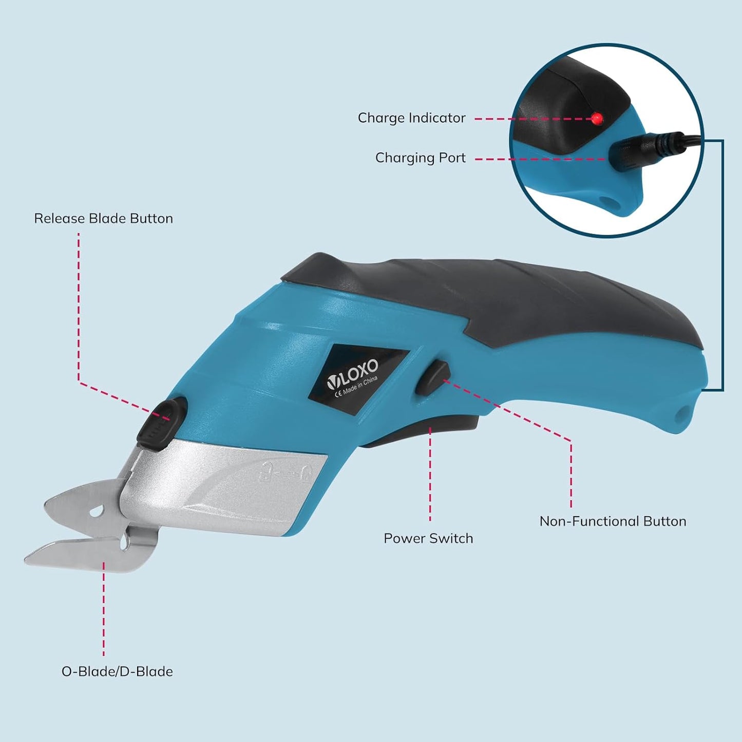 Cordless Electric Scissors