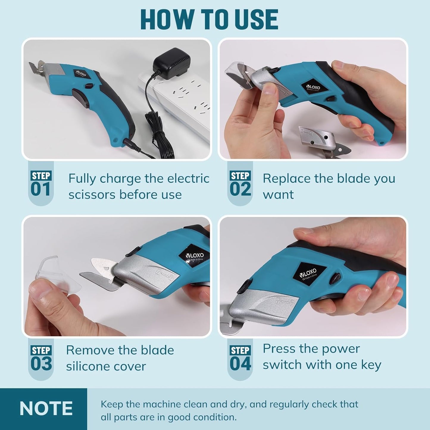 Cordless Electric Scissors