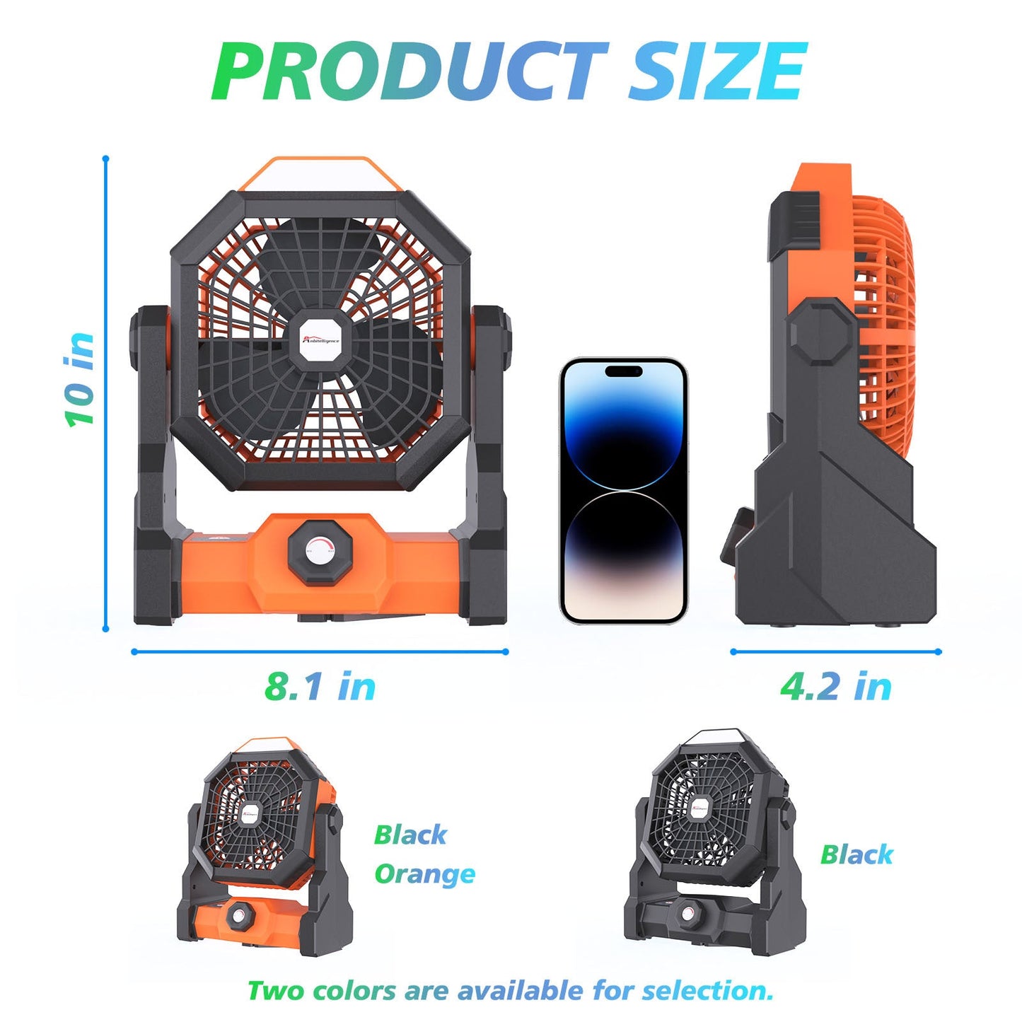 Ambitelligence Battery Operated Fan - Dot Com Product