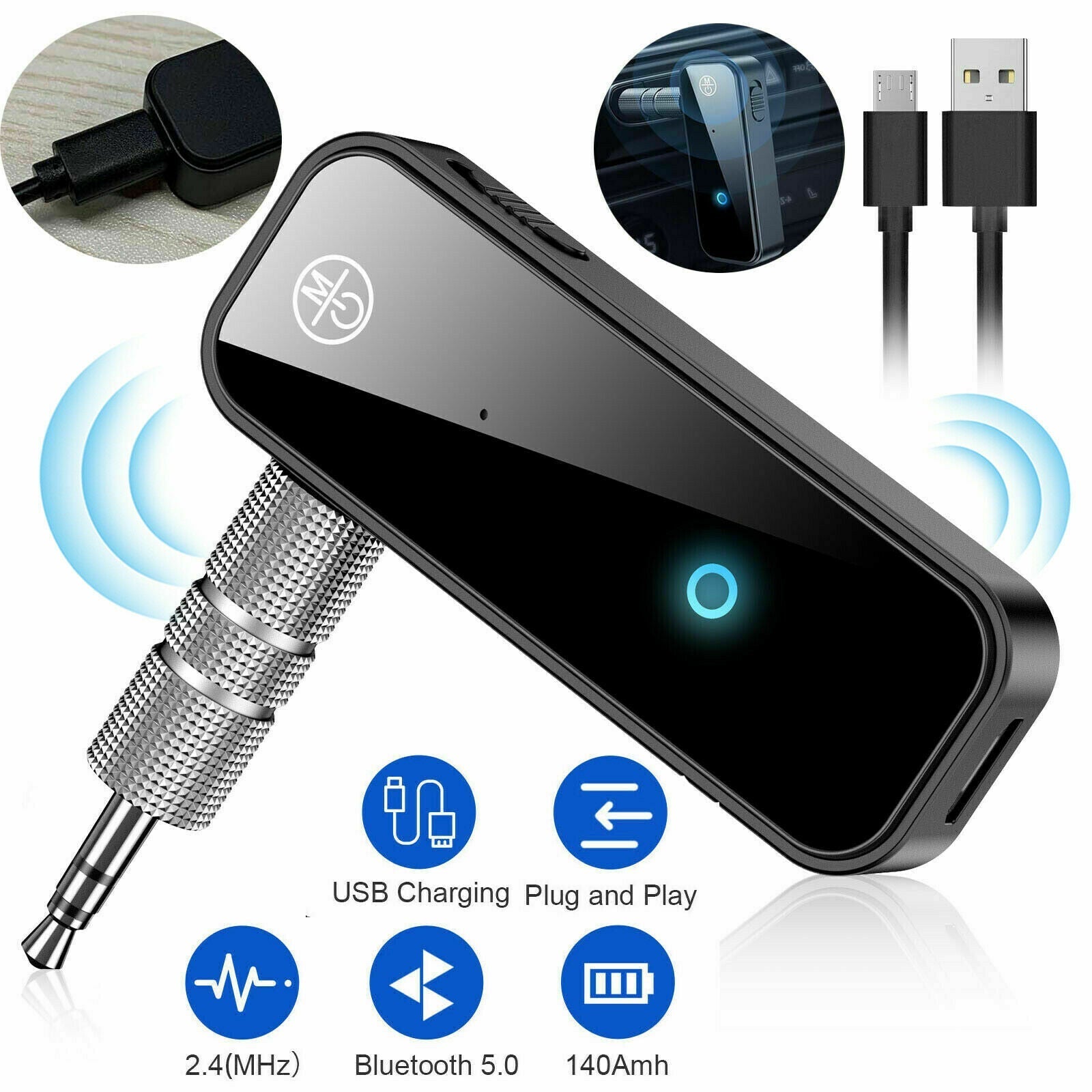 Bluetooth 5.0 2in1 Transmitter Receiver - Dot Com Product