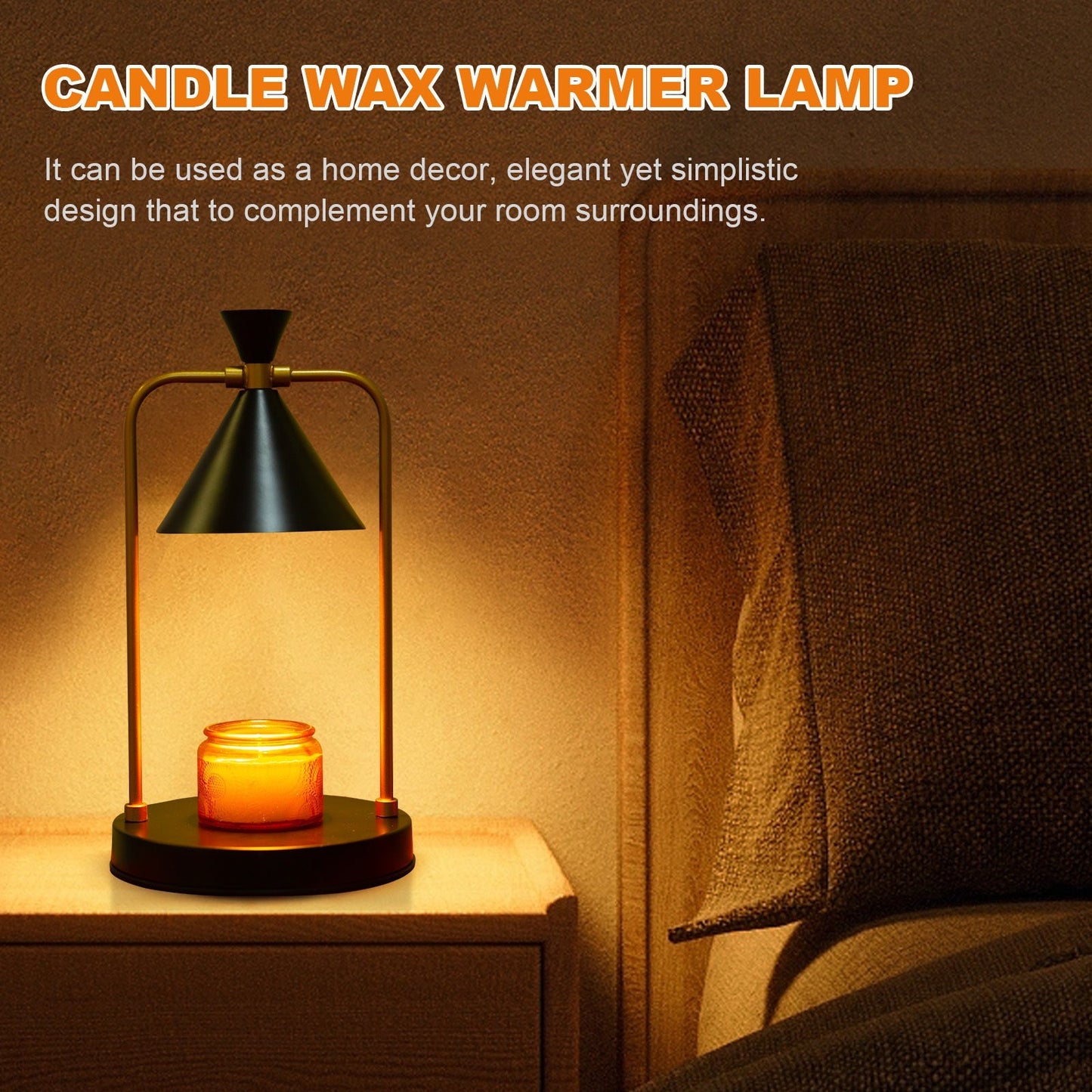 Candle Warmer Lamp With Timer - Dot Com Product