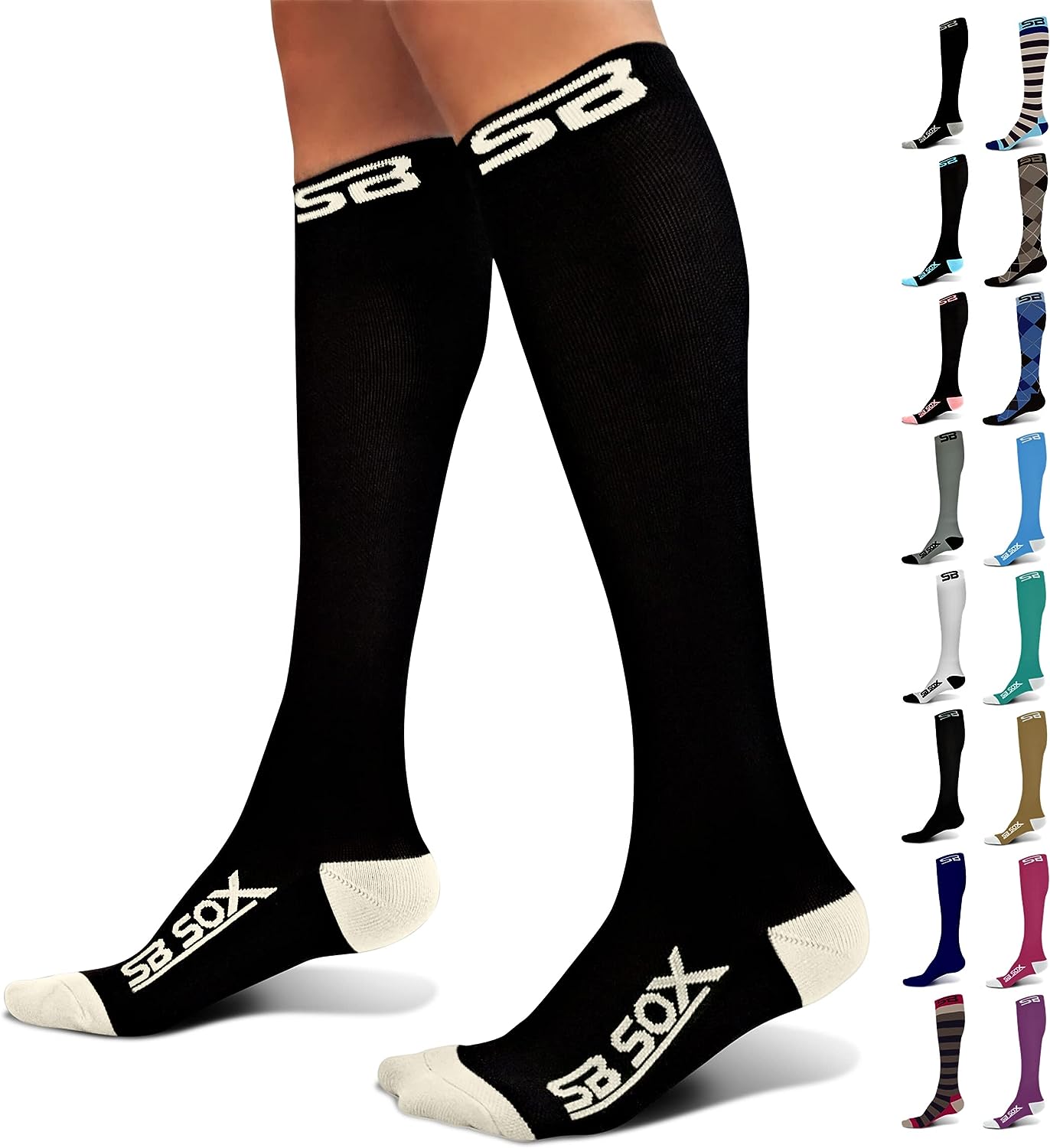 Compression Socks (20 - 30Mmhg) for Men & Women – Best Compression Socks for All Day Wear, Better Blood Flow, Swelling! - Dot Com Product