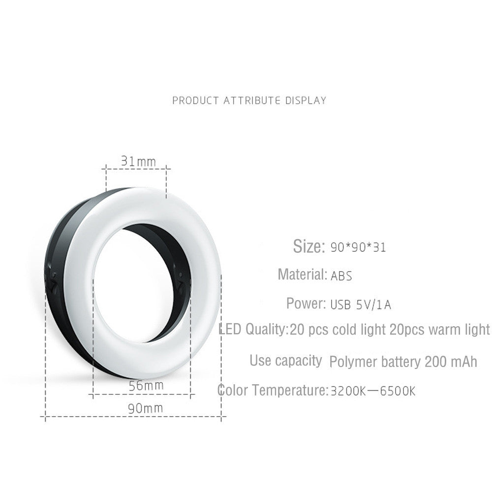 Led Selfie Ring Light For Cell Phone Photography - Dot Com Product