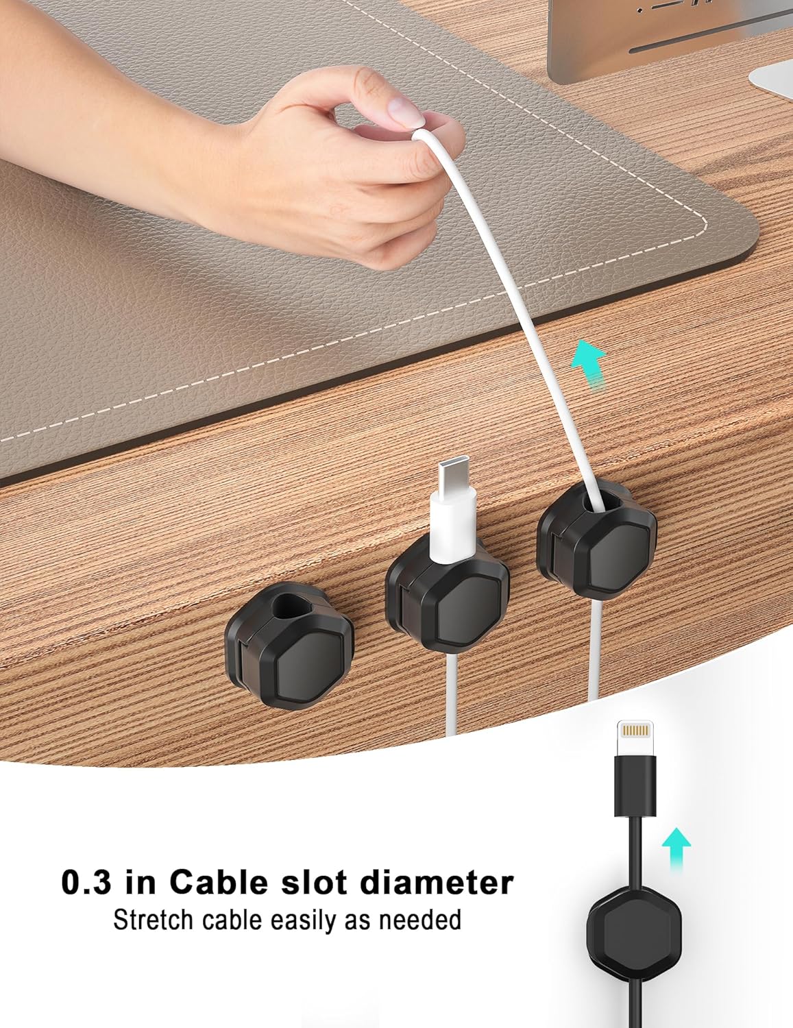 Magnetic Cable Clips - Dot Com Product