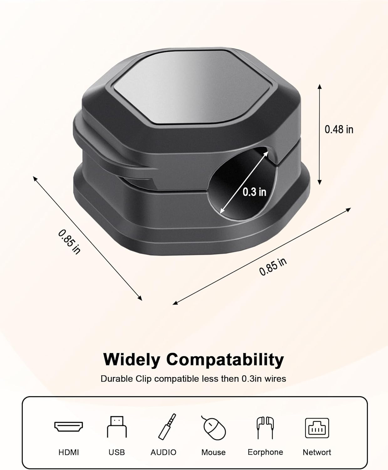 Magnetic Cable Clips - Dot Com Product