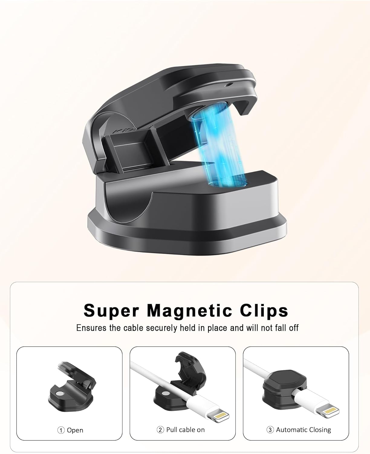 Magnetic Cable Clips - Dot Com Product