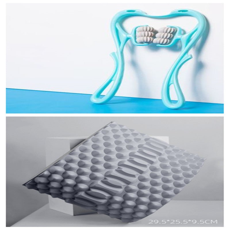 Multifunctional Manual Six - wheel Neck Massager - Dot Com Product