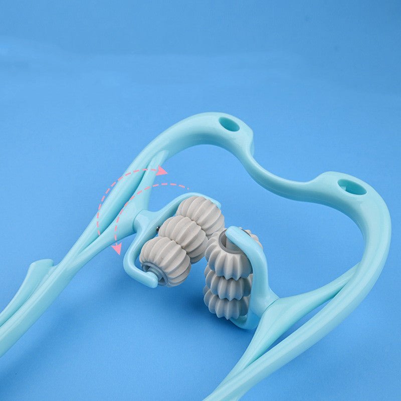 Multifunctional Manual Six - wheel Neck Massager - Dot Com Product