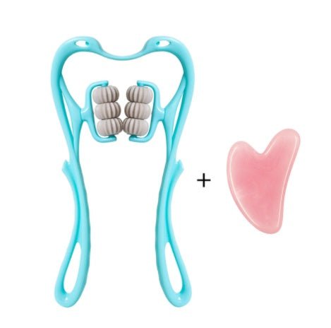Multifunctional Manual Six - wheel Neck Massager - Dot Com Product