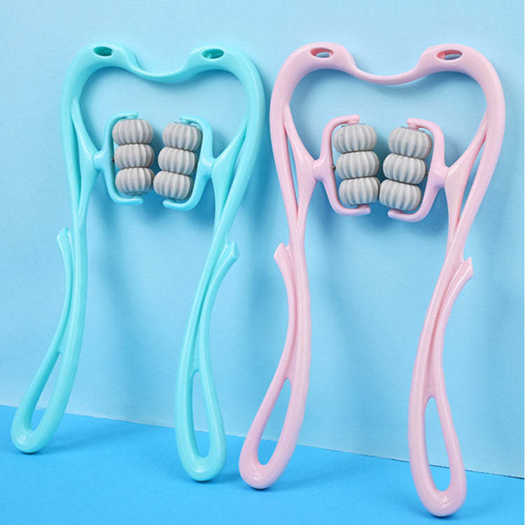 Multifunctional Manual Six - wheel Neck Massager - Dot Com Product