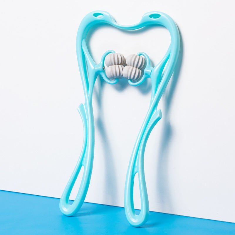 Multifunctional Manual Six - wheel Neck Massager - Dot Com Product
