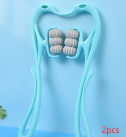 Multifunctional Manual Six - wheel Neck Massager - Dot Com Product