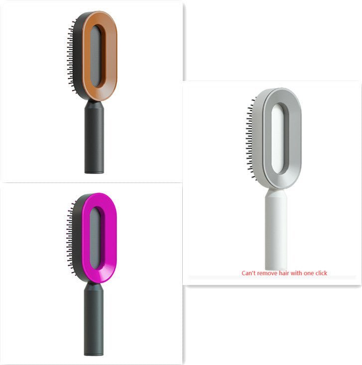 Self - Cleaning Hairbrush with Airbag Massage - Dot Com Product