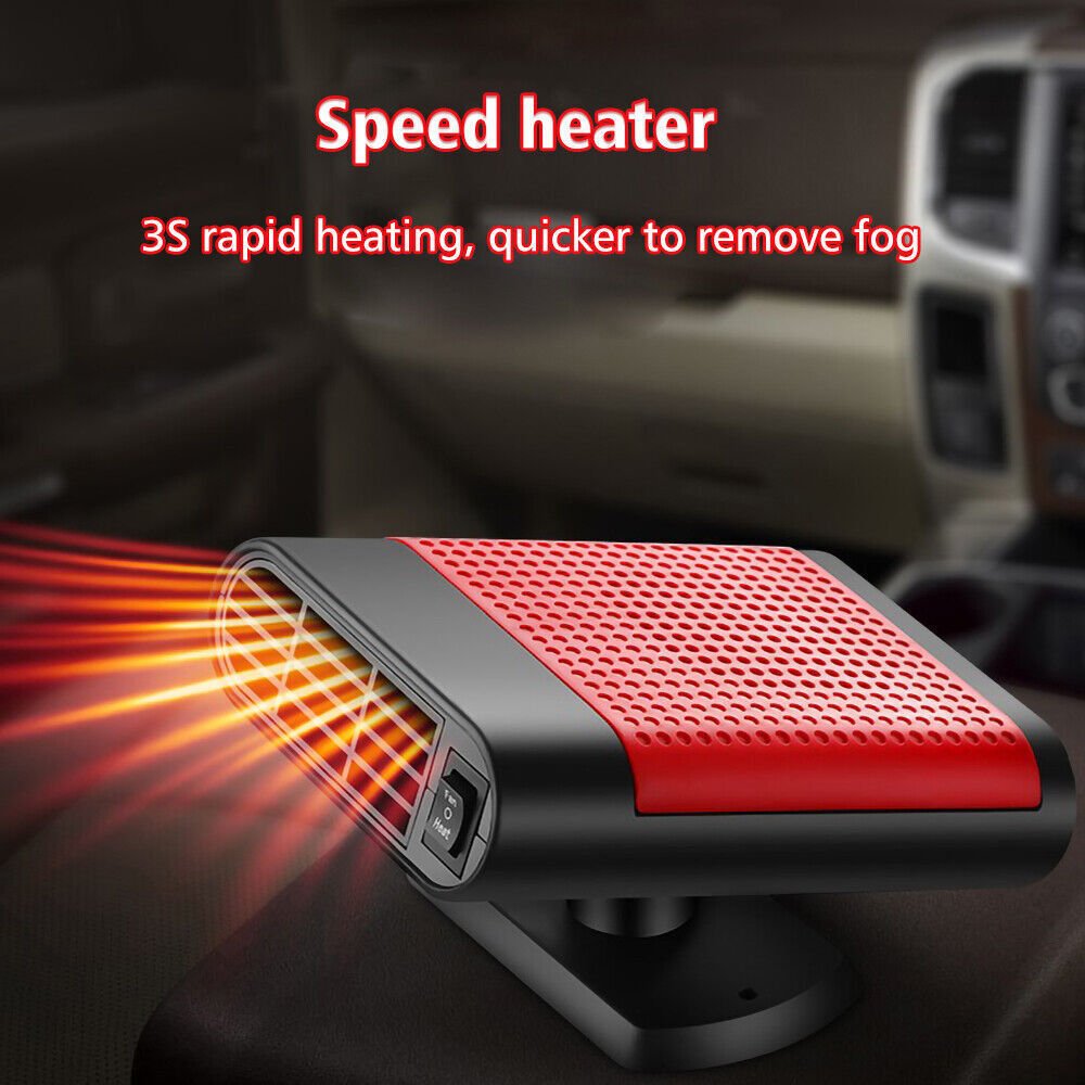 1000W Car Heater 12V Portable Electric Heating Fan Defogger Defroster Demister - Dot Com Product