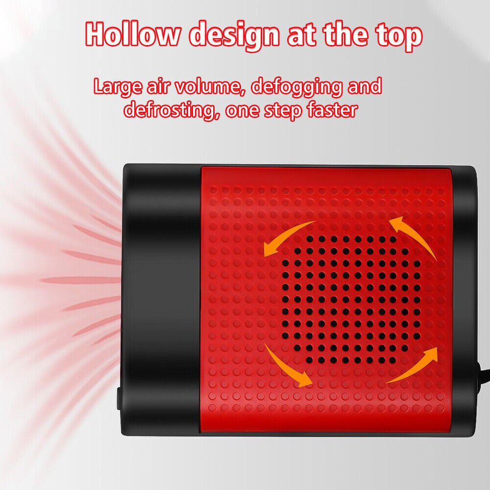 1000W Car Heater 12V Portable Electric Heating Fan Defogger Defroster Demister - Dot Com Product