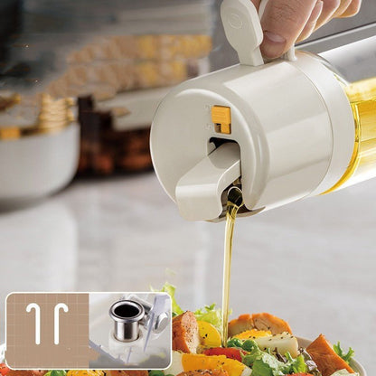 2 In 1 Oil Sprayer Bottle BBQ Cooking Oil Dispenser - Dot Com Product