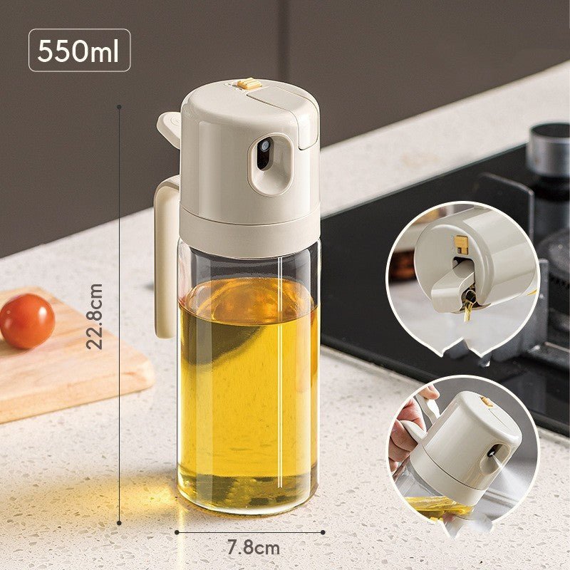 2 In 1 Oil Sprayer Bottle BBQ Cooking Oil Dispenser - Dot Com Product