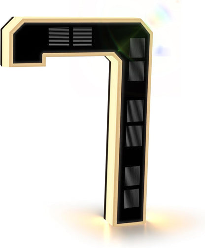 9 Inch Solar Lighted House Numbers for Outside