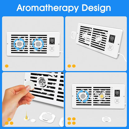 10-Speed Smart Thermostat AC Vent Fan