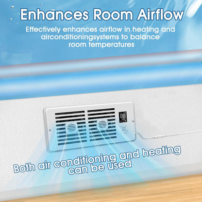 10-Speed Smart Thermostat AC Vent Fan
