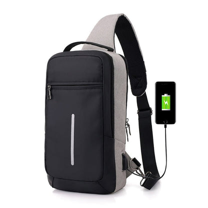 Anti-theft USB charging chest bag with you - Dot Com Product