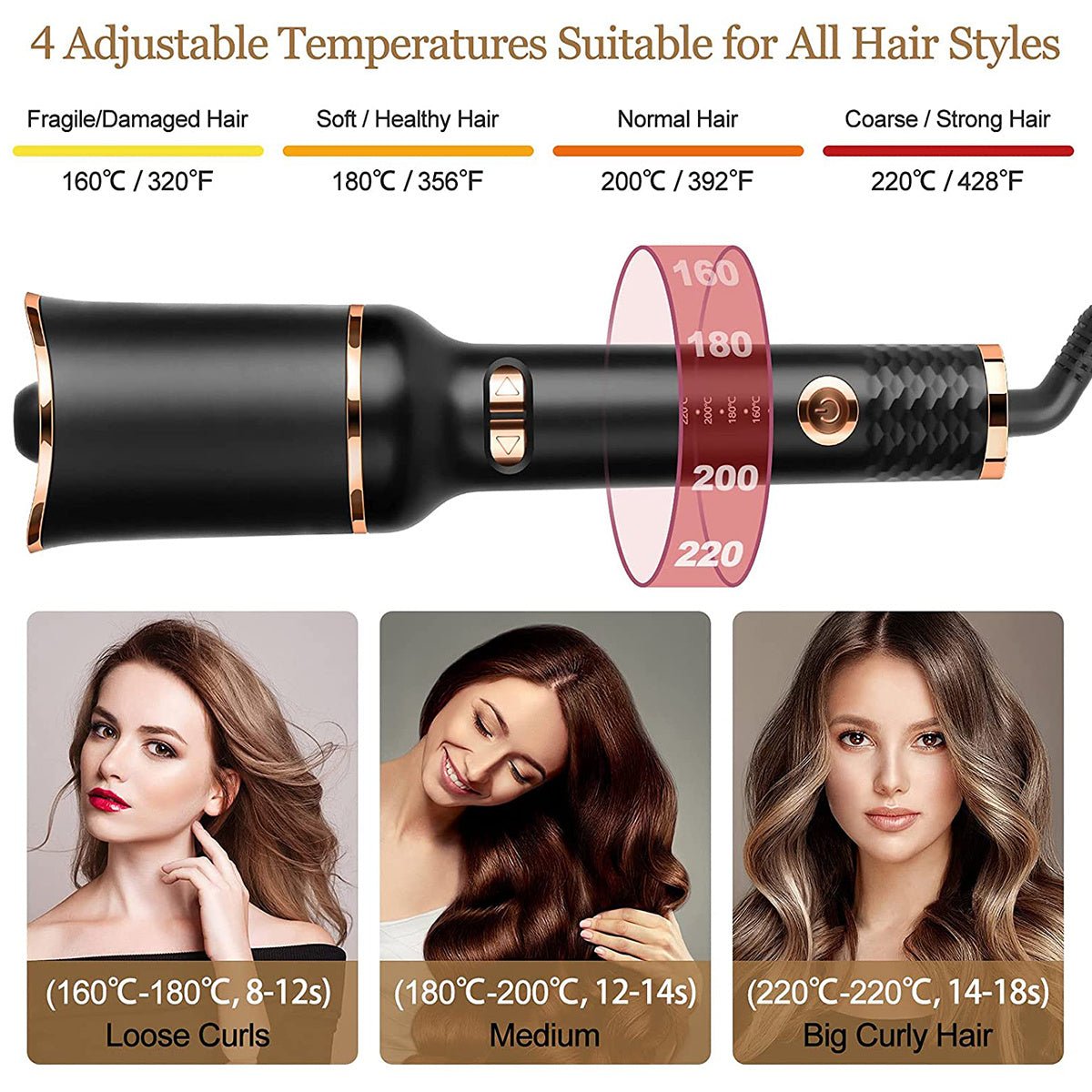 Automatic Curling Iron Air Curling Flat Iron - Dot Com Product