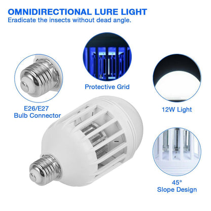 Bug Zapper Light Bulb Mosquito Lamp - Dot Com Product