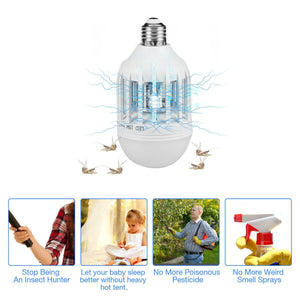 Bug Zapper Light Bulb Mosquito Lamp - Dot Com Product