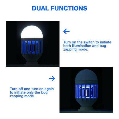 Bug Zapper Light Bulb Mosquito Lamp - Dot Com Product