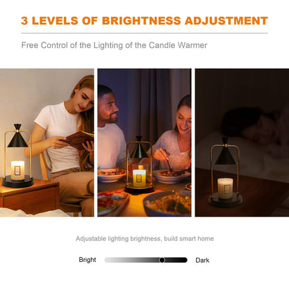 Candle Warmer Lamp With Timer - Dot Com Product
