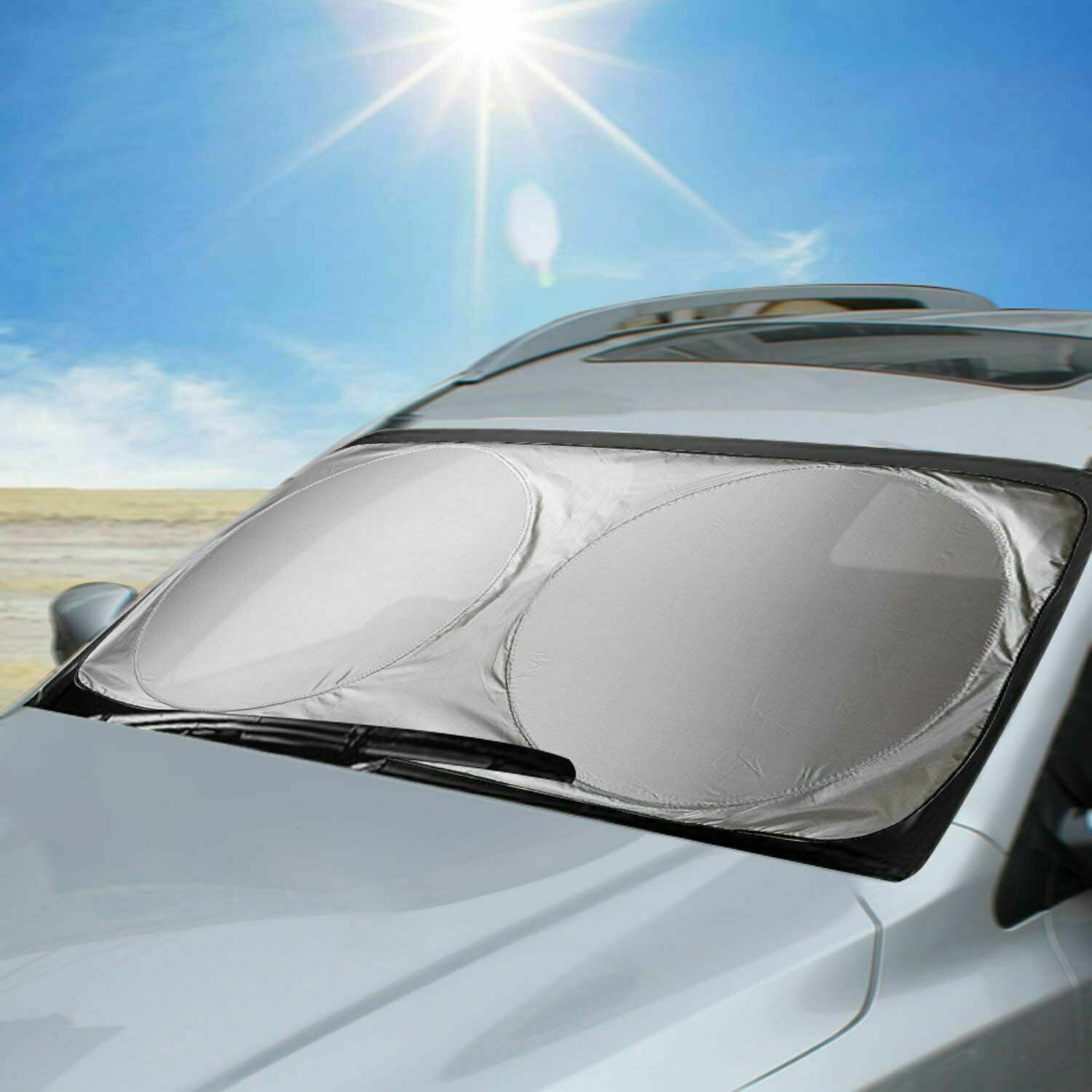 Car Windshield Sun Shade Visor Foldable Large Sunshade for Truck Van Block Cover - Dot Com Product