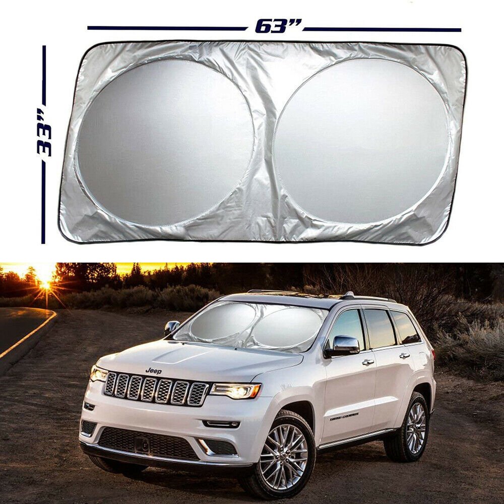 Car Windshield Sun Shade Visor Foldable Large Sunshade for Truck Van Block Cover - Dot Com Product