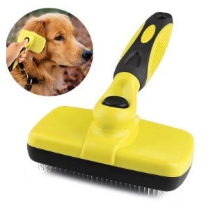 Compatible with Apple, Benepaw Premium Auto cabello limpio perro cepillo impermeable cómodo pequeño perro grande peine de aseo de mascotas herramientas gato encaja varios cabello - Dot Com Product