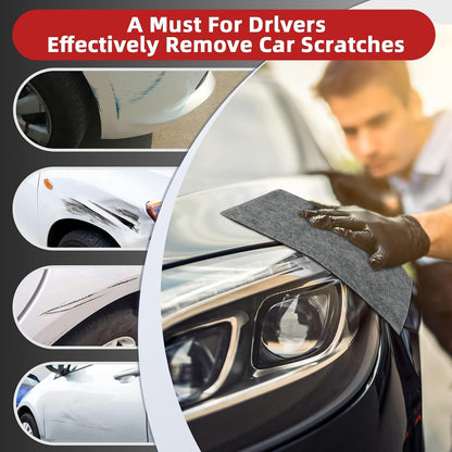 Nano Sparkle Cloth Car Scratches Remover,6Pcs Multi-Purpose Nano Magic Cloth Easy to Repair Small Scratched Water Spots Scratch Car Remover