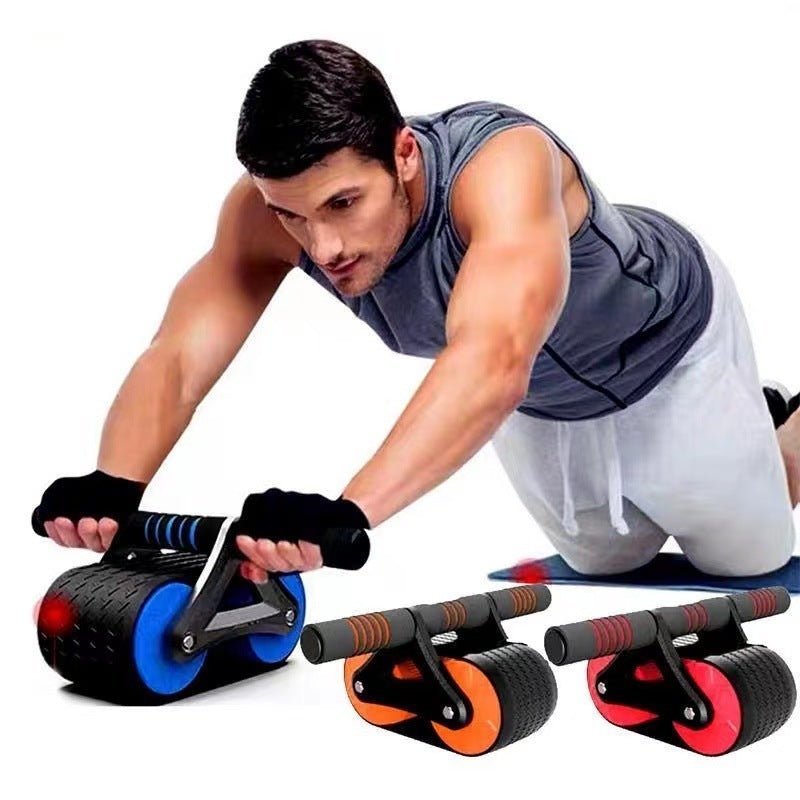 Double Wheel Abdominal Exerciser - Dot Com Product