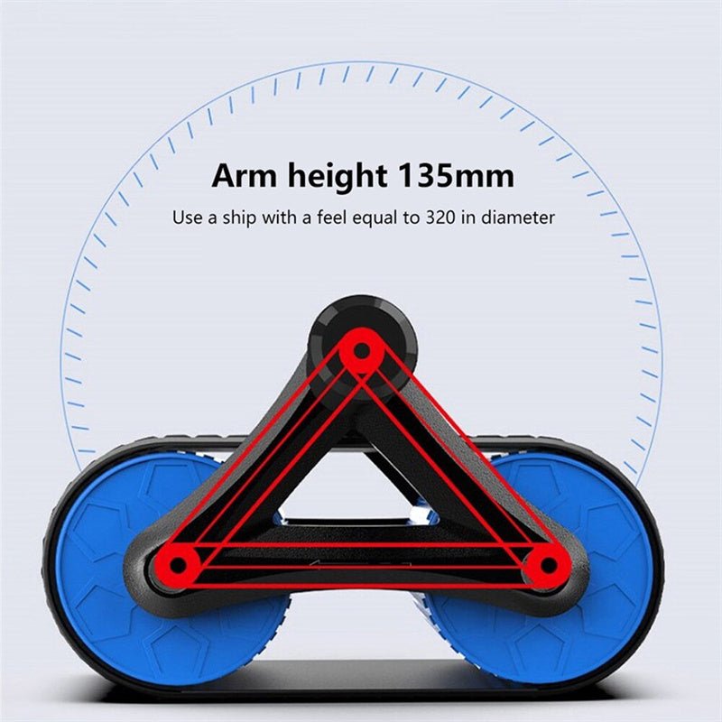 Double Wheel Abdominal Exerciser - Dot Com Product