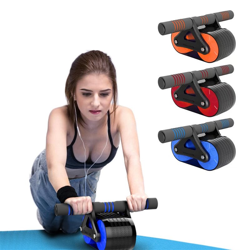 Double Wheel Abdominal Exerciser - Dot Com Product