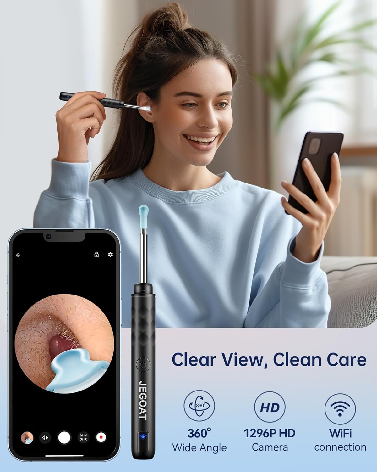 Ear Wax Removal Tool W/ Camera - Dot Com Product