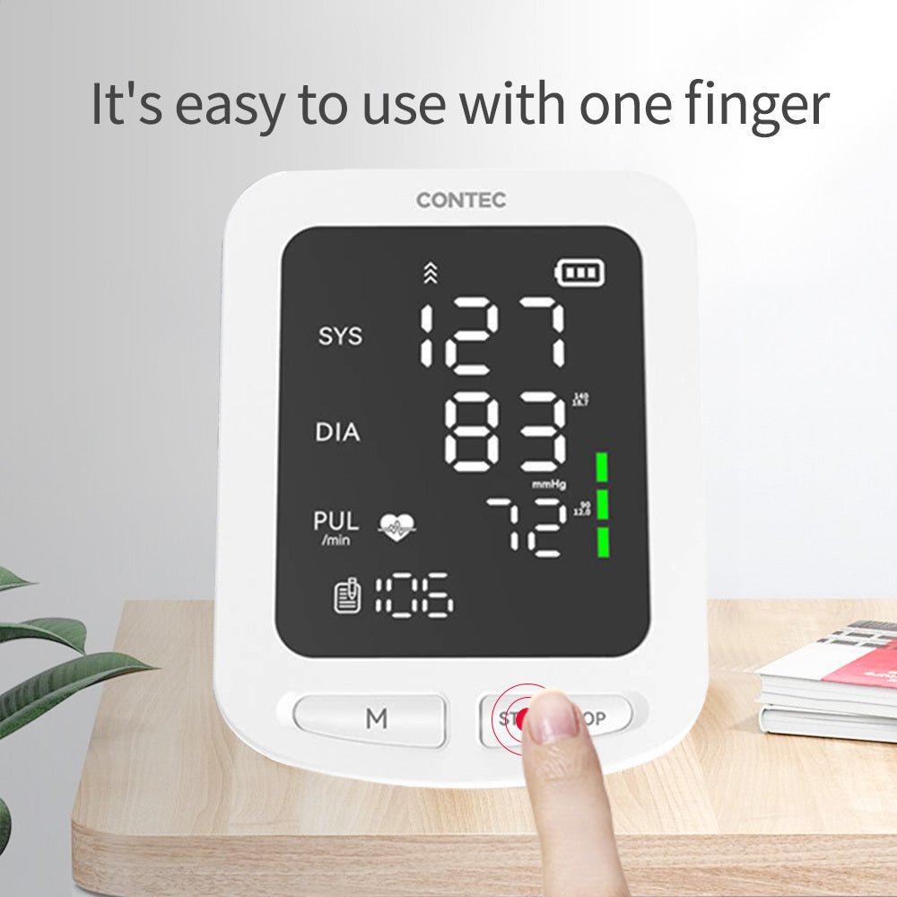 Electronic Sphygmomanometer Adult BP Cuff Monitor Blood Pressure - Dot Com Product