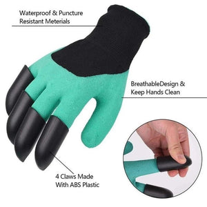 Garden Gloves With Claws Waterproof Garden Gloves - Dot Com Product