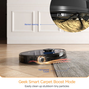 Geek Smart L7 Robot Vacuum Cleaner And Mop, LDS Navigation, Wi-Fi Connected APP, Selective Room Cleaning,MAX 2700 PA Suction, Ideal For Pets And Larger Home Banned From Selling On Amazon - Dot Com Product