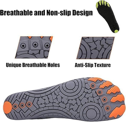 Grounded Footwear for Women Men with Neuropathy, Hike Footwear Barefoot Shoes Women Men, 2024 New Upgrade Comfortable Lightweight Non - Slip Water Shoes Wide Toe Box - Dot Com Product