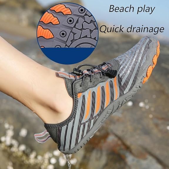 Grounded Footwear for Women Men with Neuropathy, Hike Footwear Barefoot Shoes Women Men, 2024 New Upgrade Comfortable Lightweight Non - Slip Water Shoes Wide Toe Box - Dot Com Product