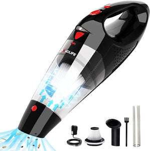 Handheld Vacuum Wireless Portable 10000Pa - Cordless Lightweight Low-Noise Fast Charging USB Vacuum Cleaner 800mL Capacity With LED Light Washable HEPA Filter Easy Cleaning For Home Office Car - Dot Com Product