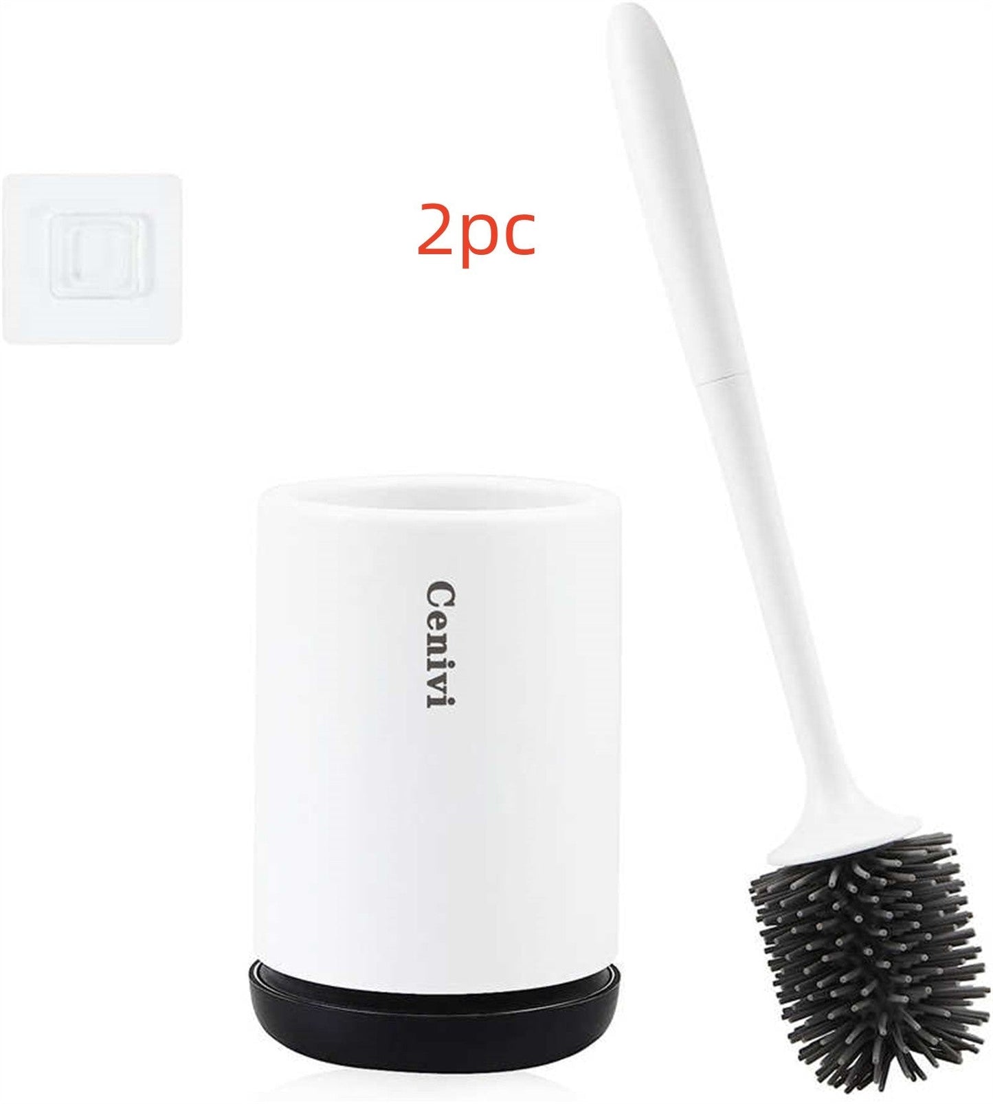 Home Fashion Simple Toilet Cleaning Brush Set - Dot Com Product