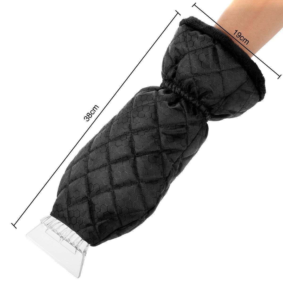 Ice scraping gloves and snow shovel for windshield - Dot Com Product