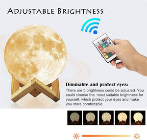 LED Night Lights Moon Lamp - Dot Com Product