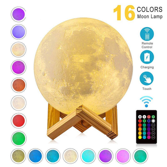 LED Night Lights Moon Lamp - Dot Com Product