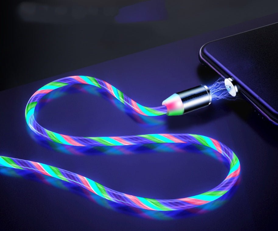 Light Magnetic Data Cable for iPhone, Android, Type-C - Dot Com Product