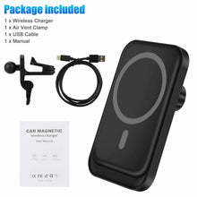 Load image into Gallery viewer, Magnetic Wireless Chargers Car Air Vent Stand Phone Holder Mini QI Fast Charging Station For Phone - Dot Com Product
